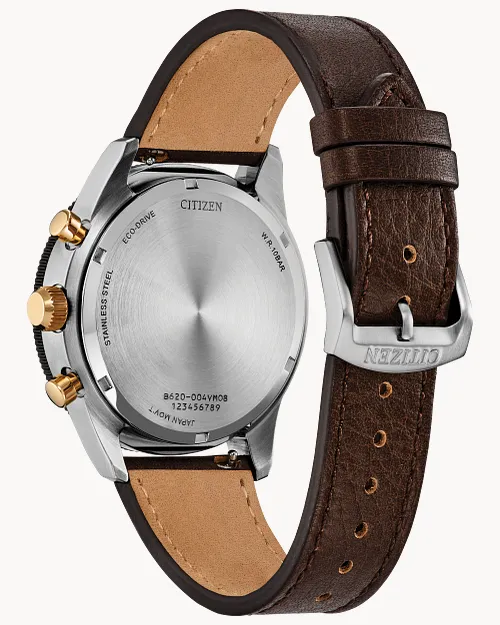 Terra Force Brown Dial Leather Strap CA4746-08X | CITIZEN Terra Force Brown Dial Leather Strap CA4746-08X | CITIZEN